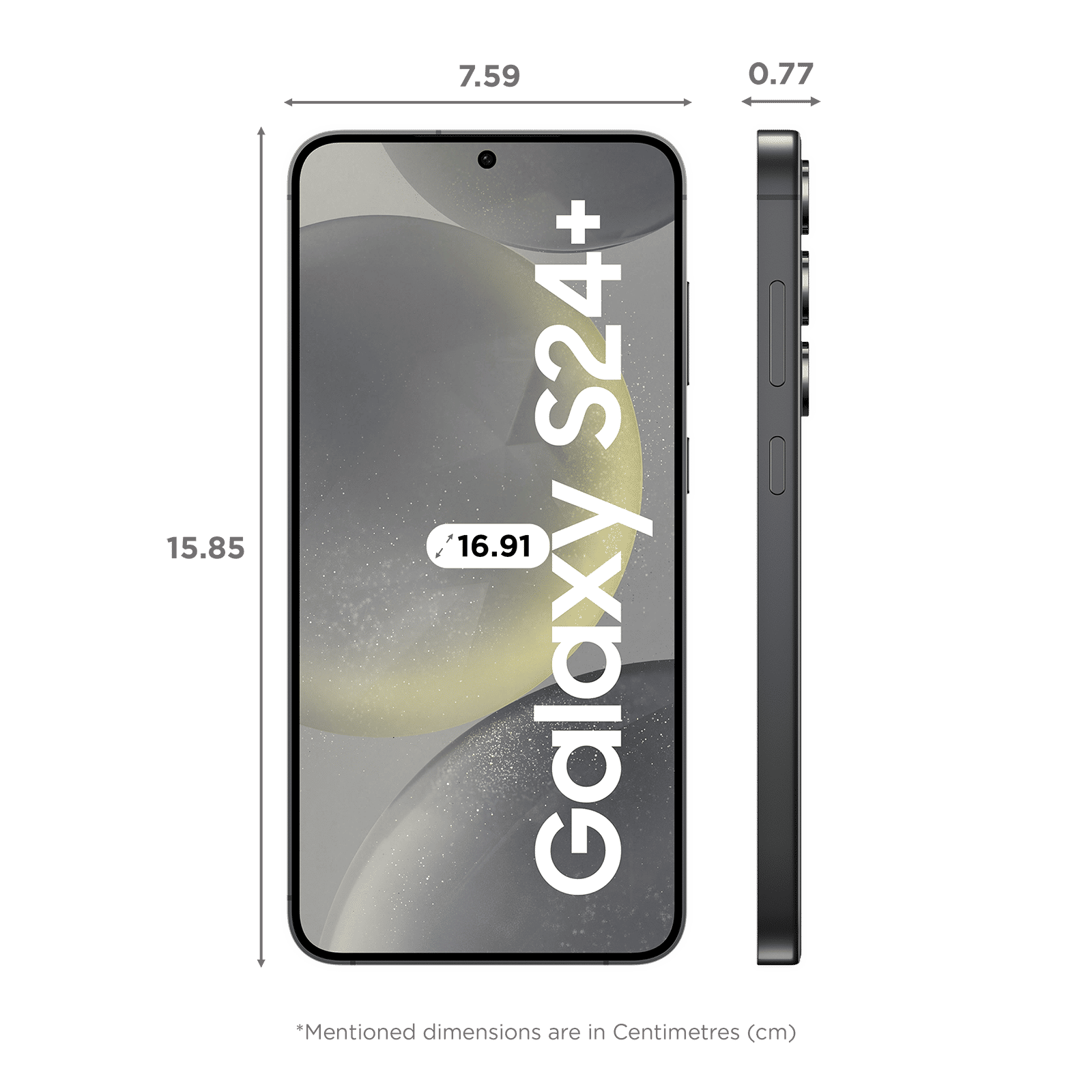 Buy SAMSUNG Galaxy S24 Plus 5G (12GB RAM, 512GB, Onyx Black) Online Croma